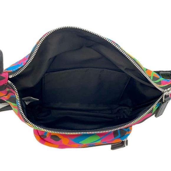 Mcm Waist Bag Logo Multicolor Black - Picture 6 of 10
